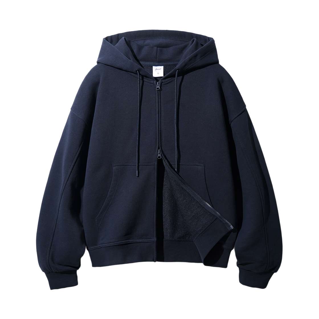 KJHD2523_navy_29 JEMUT Heaven Twoway Terry Hood Zip Up Navy KJHD2523
