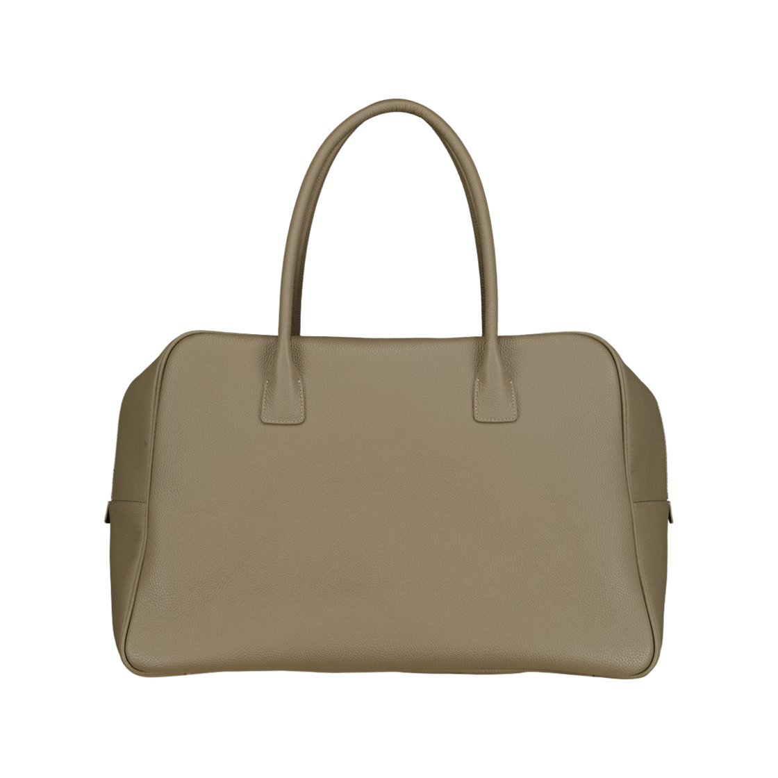 언더마이카 아카이브 맥시 레더 볼링 백 베이지(Undermycar Archive Maxi Leather Bowling Bag Beige) - 4