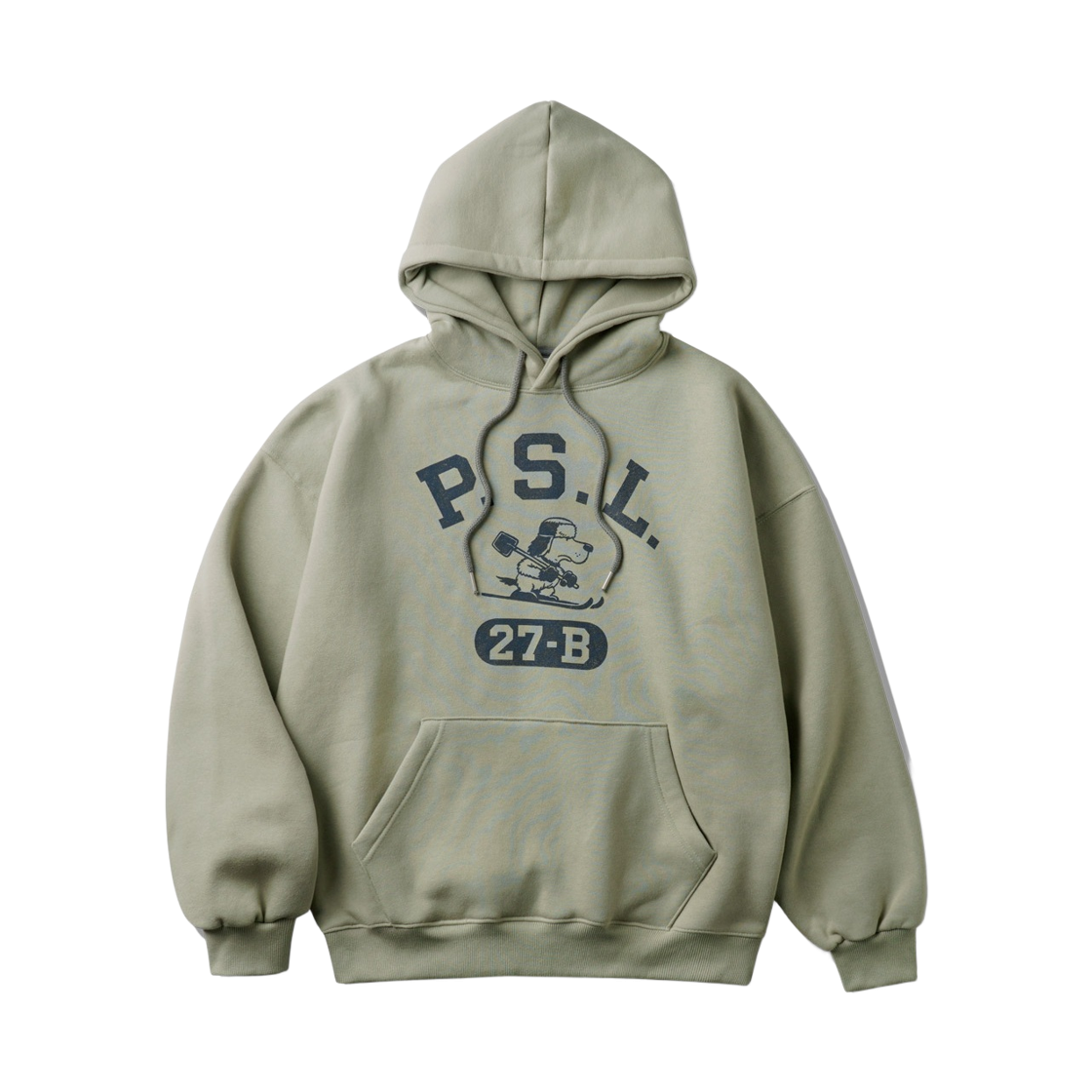 JUHD4723_smokygreen_29 PERSTEP Slope Dogs Hoodie Smokygreen JUHD4723
