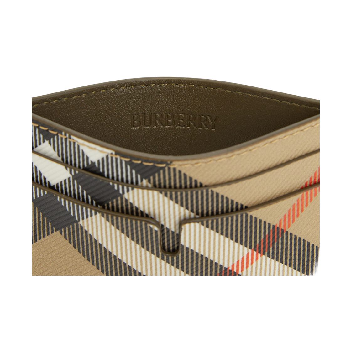 [17% 쿠폰] 버버리 체크 패턴 카드 월렛 베이지([17% 쿠폰] Burberry Check Pattern Card Wallet Beige) - 6