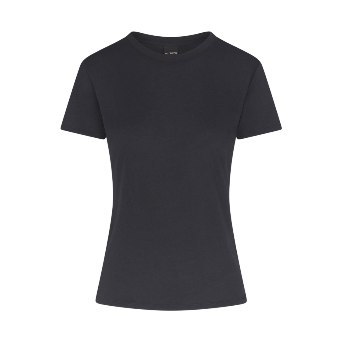 IV6867-054 (W) NikeSKIMS Performance Cotton Blend Short Sleeve Top Obsidian