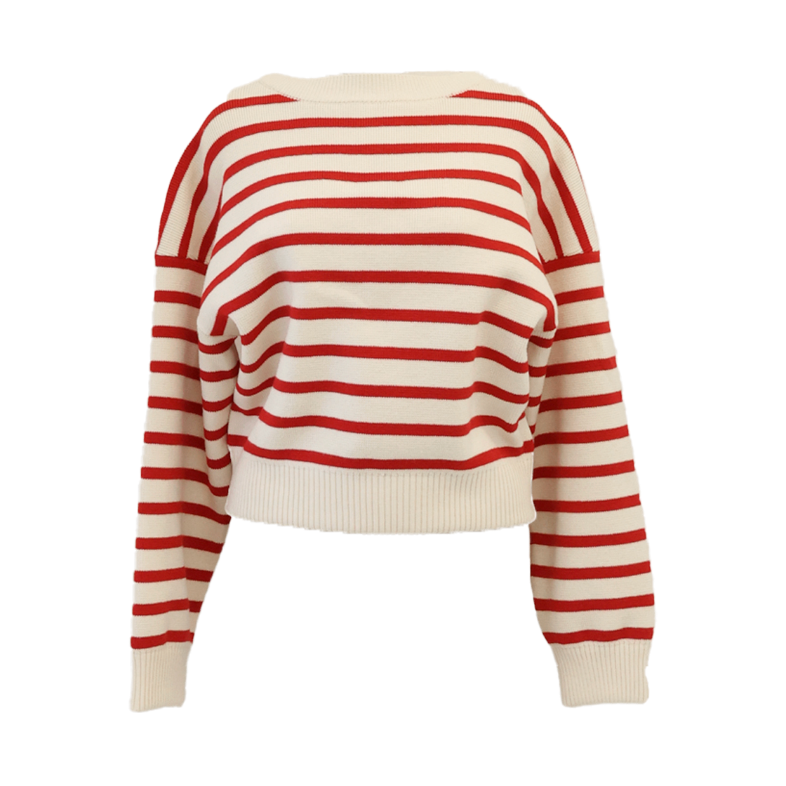 ITKQOM2F74A7 Celine Stripe Wool Knit M