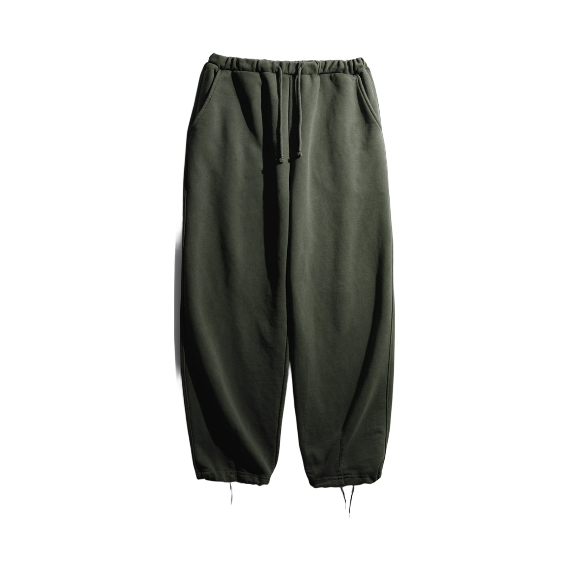 SMLP4584_Khaki_291 PERSTEP Grain Pigment Wide Pants Khaki SMLP4584