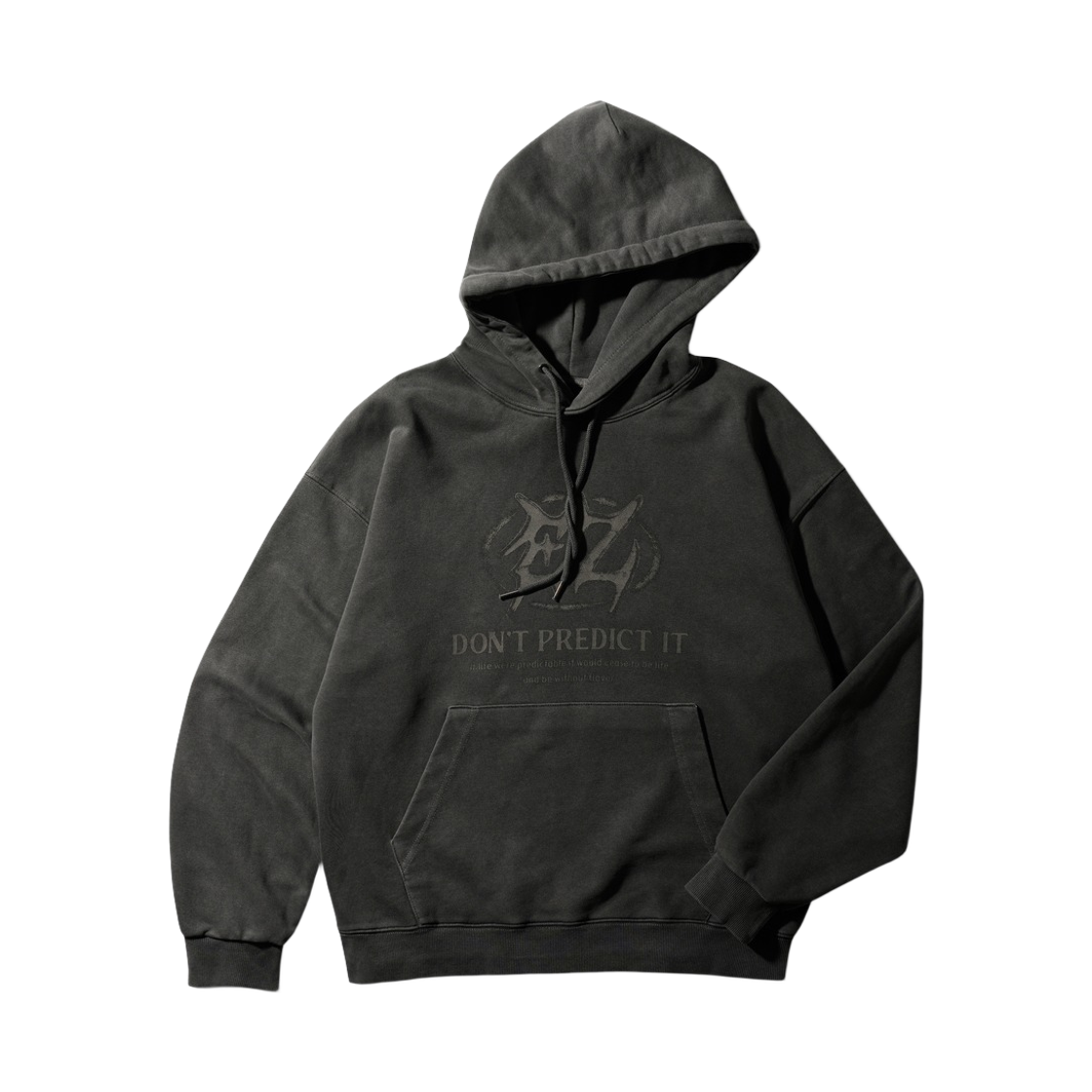 HHHD6911_deepgray_29 EZKATON Predict Pigment Hoodie Deepgray HHHD6911