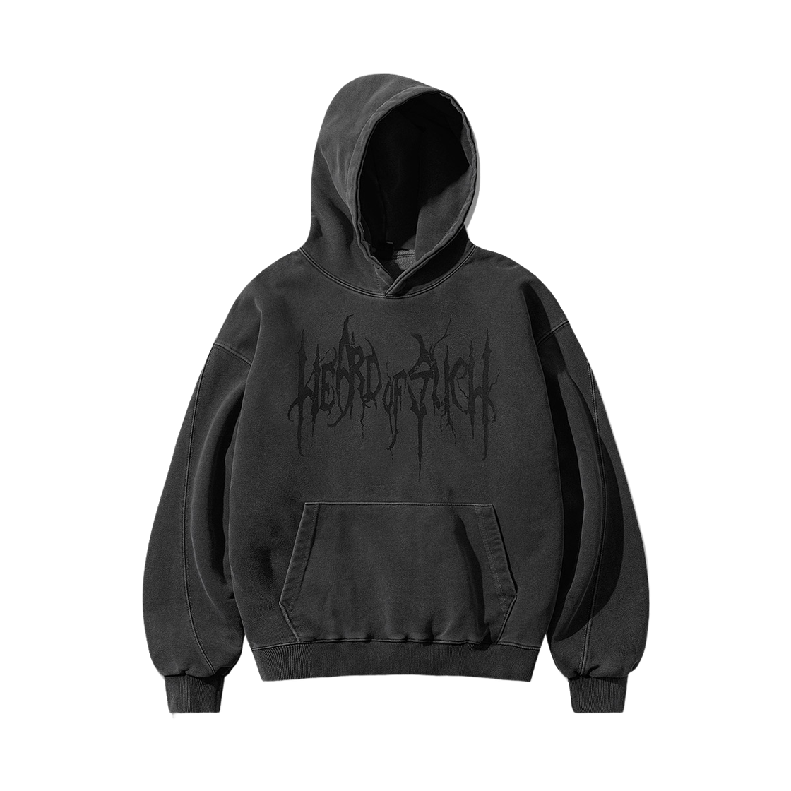 KMHD6838_Deepgray_29 EZKATON Nightmare Pigment Hoodie Deepgray KMHD6838