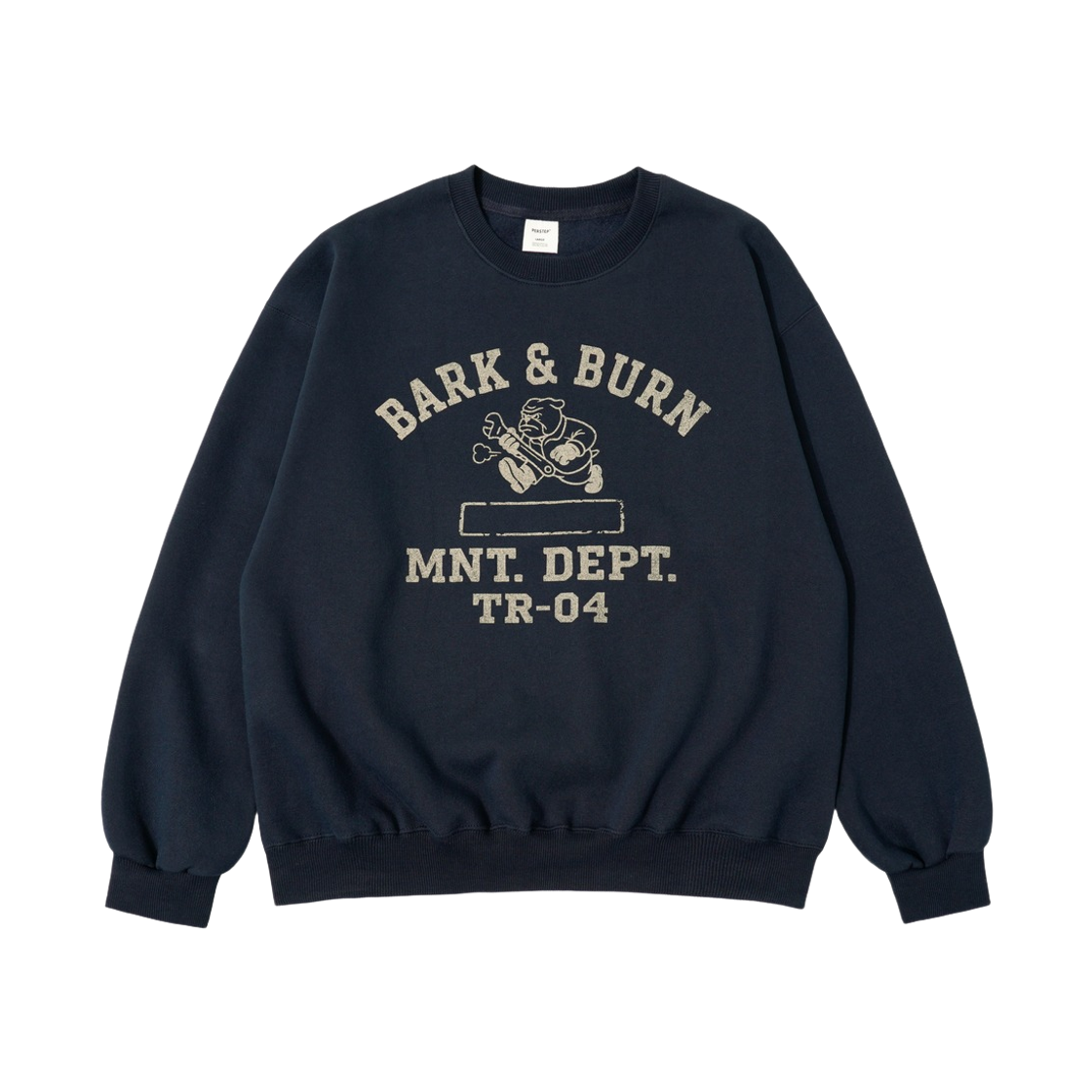 JUMT4722_navy_29 PERSTEP Bark&burn Sweatshirt Navy JUMT4722