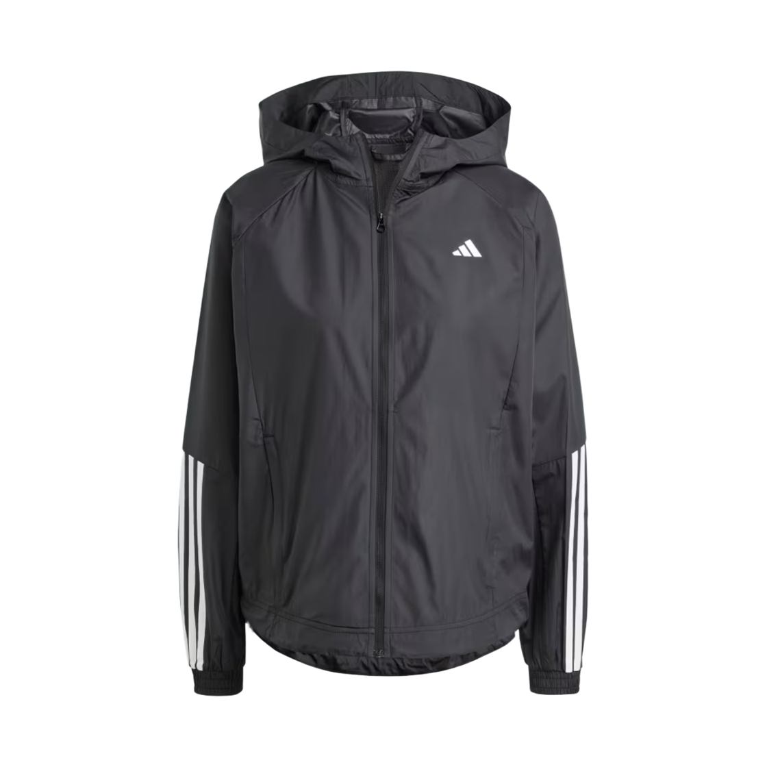 IS8036 (W) Adidas Wind.RDY Hyperglam Windbreaker Black White - KR Sizing