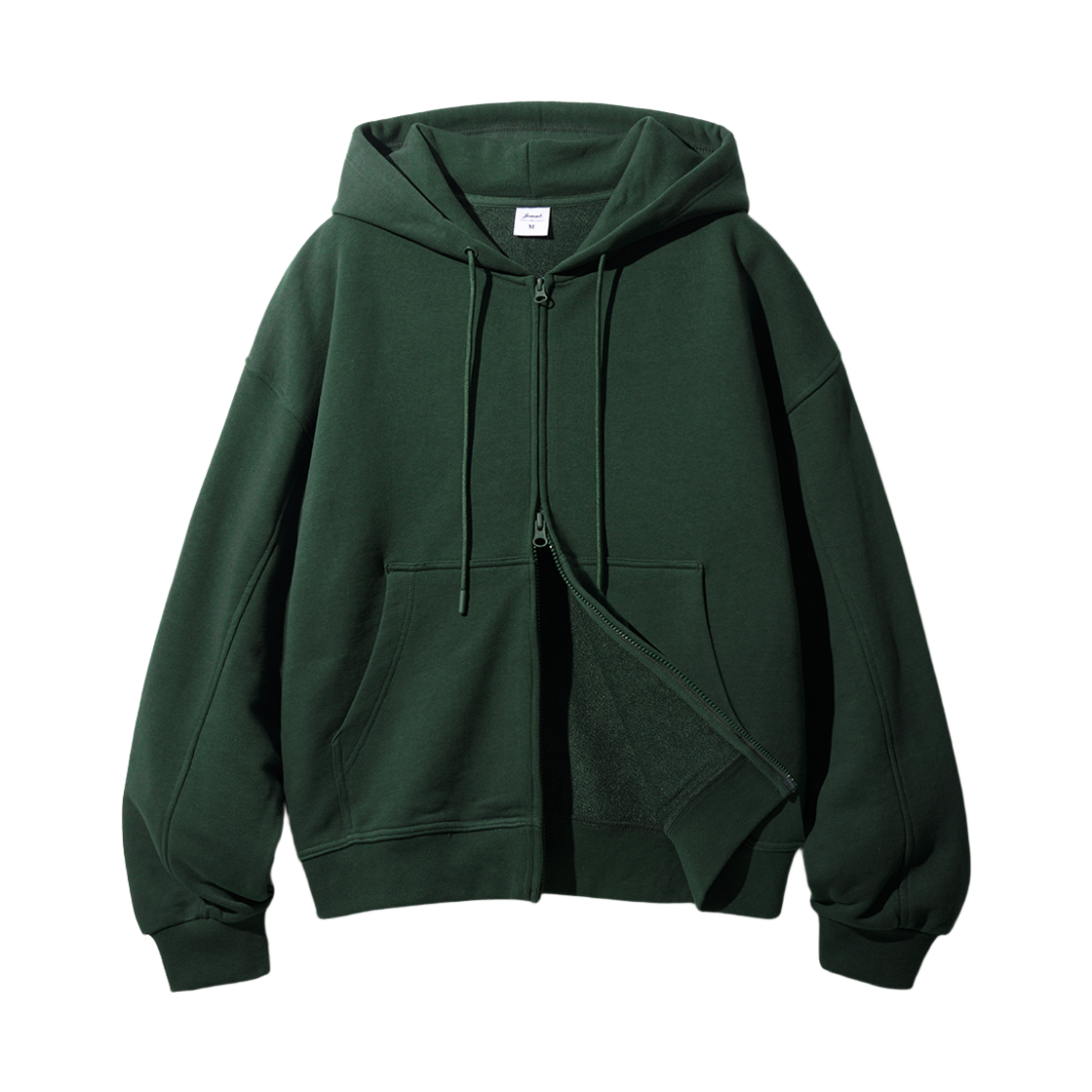 KJHD2523_darkgreen_29 JEMUT Heaven Twoway Terry Hood Zip Up Darkgreen KJHD2523