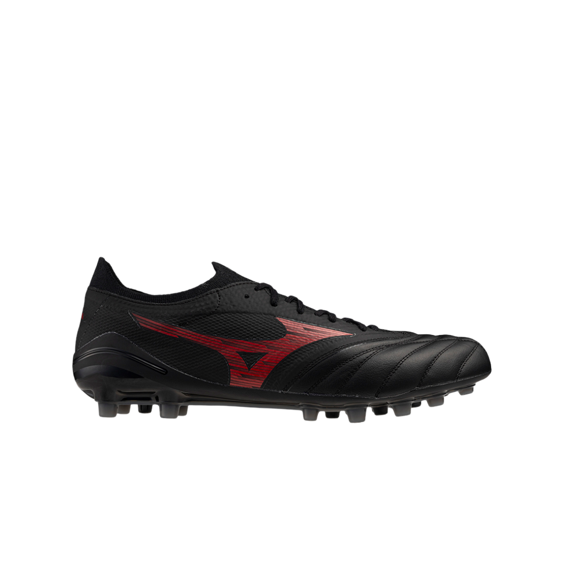 P1GA254300 Mizuno Morelia Neo IV Beta Elite AG Black Morelia 40th Red