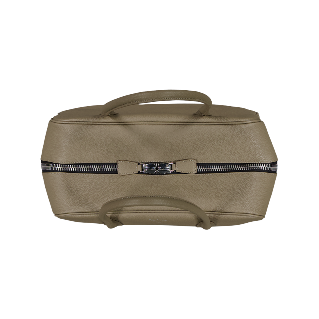언더마이카 아카이브 맥시 레더 볼링 백 베이지(Undermycar Archive Maxi Leather Bowling Bag Beige) - 5