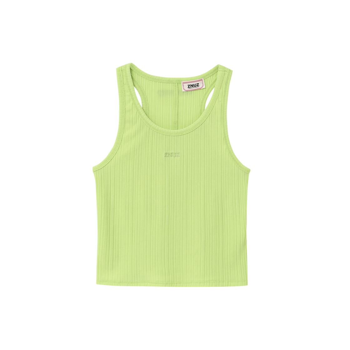 제뉴즈 크롭 슬리브리스 - 그린(Znuz Znuz Crop Sleeveless - Green) - 1