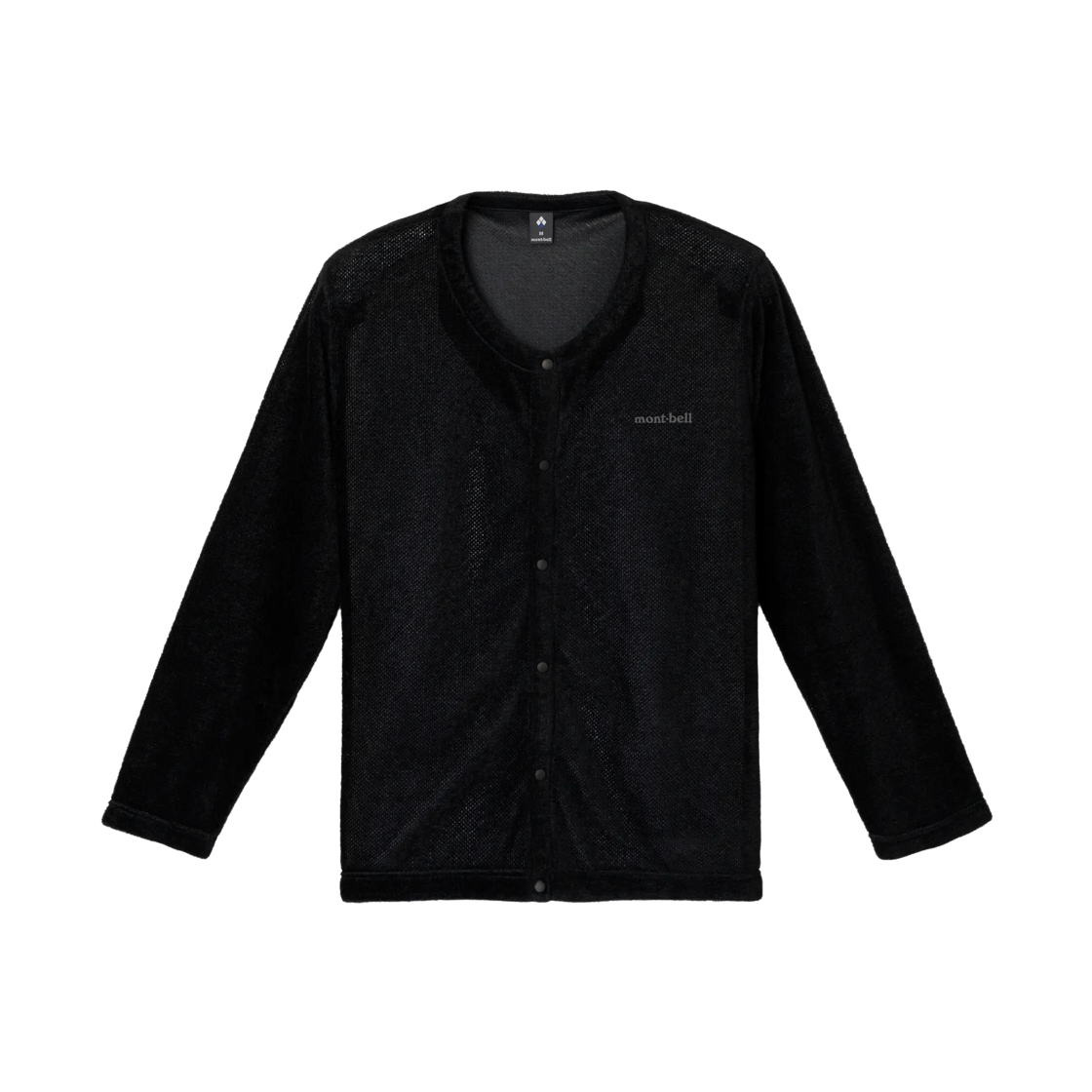 1106832 Montbell Climaair Light Cardigan Black