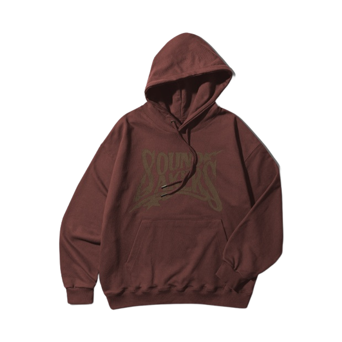JIHD6892_burgundy_29 EZKATON Sound Heavy Cotton Hoodie Burgundy JIHD6892