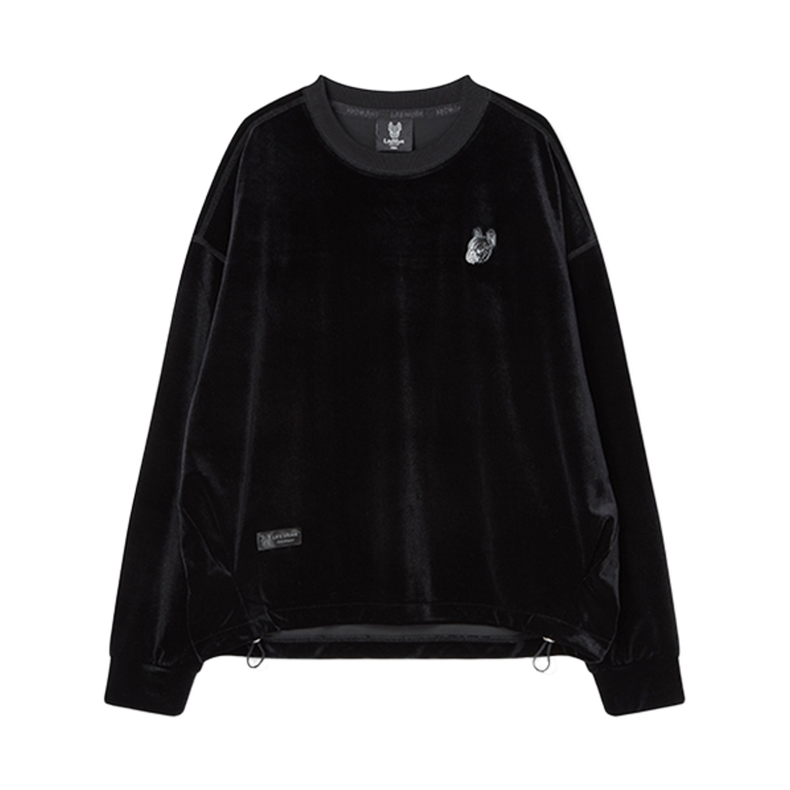 LW244MT848 Lifework Stretch Velvet Sweatshirt_LW244MT848