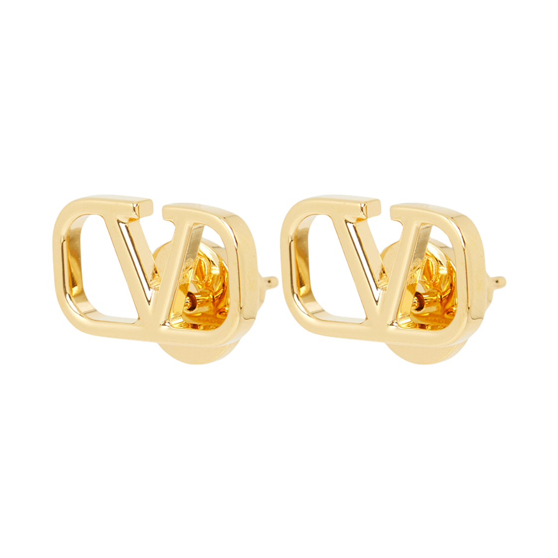 [17% 쿠폰] (W) 발렌티노 가라바니 V 로고 시그니처 메탈 귀걸이 골드([17% 쿠폰] (W) Valentino Garavani V Logo Signature Metal Earrings Gold) - 2