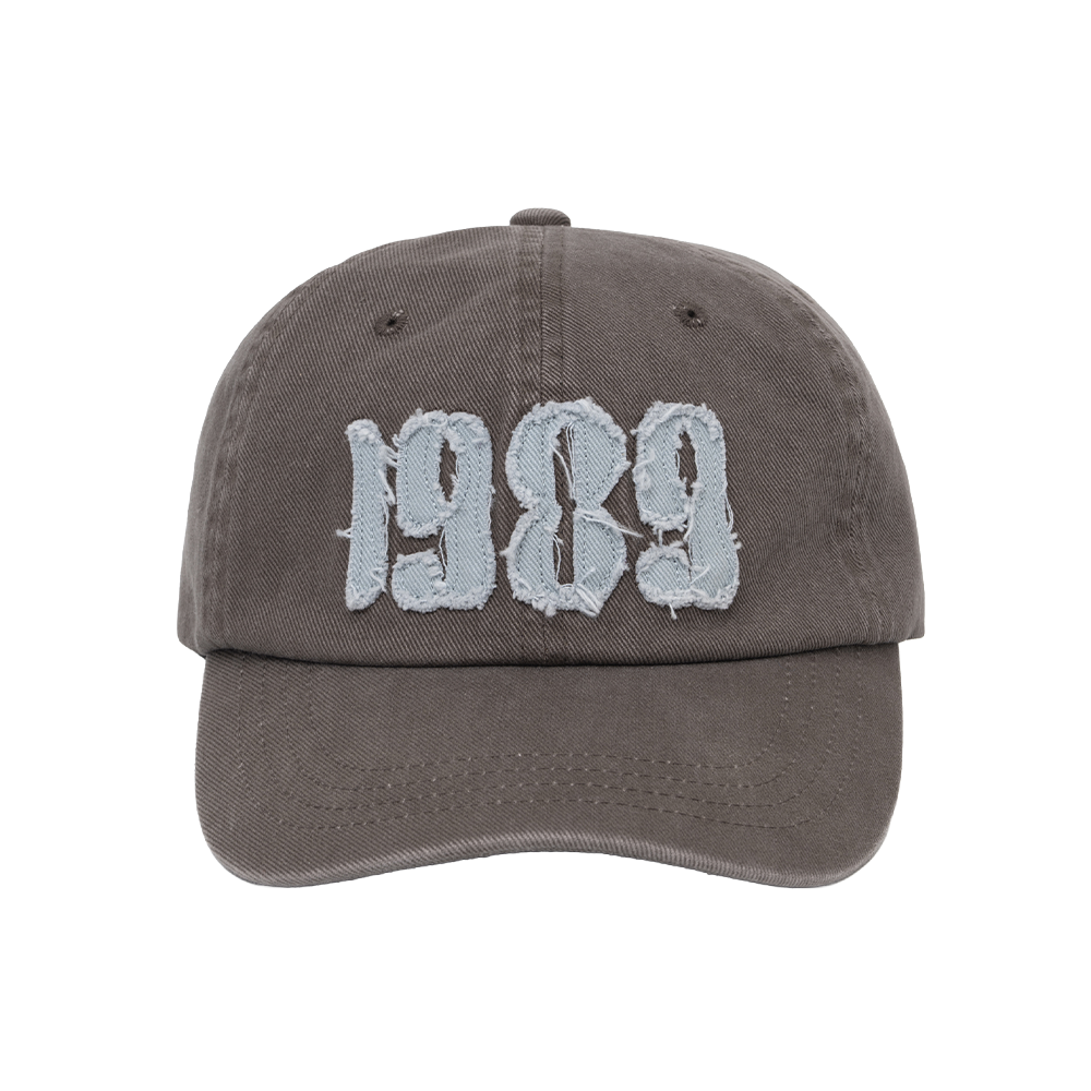 니티드 1989 워시드 아플리케 볼캡 브라운(Knitted 1989 Washed Applique Ballcap Brown) - 1