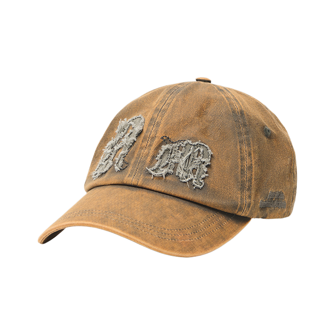 NMWF62HG03WCH NOMANUAL NM Damaged Patch Ball Cap Washed Charcoal