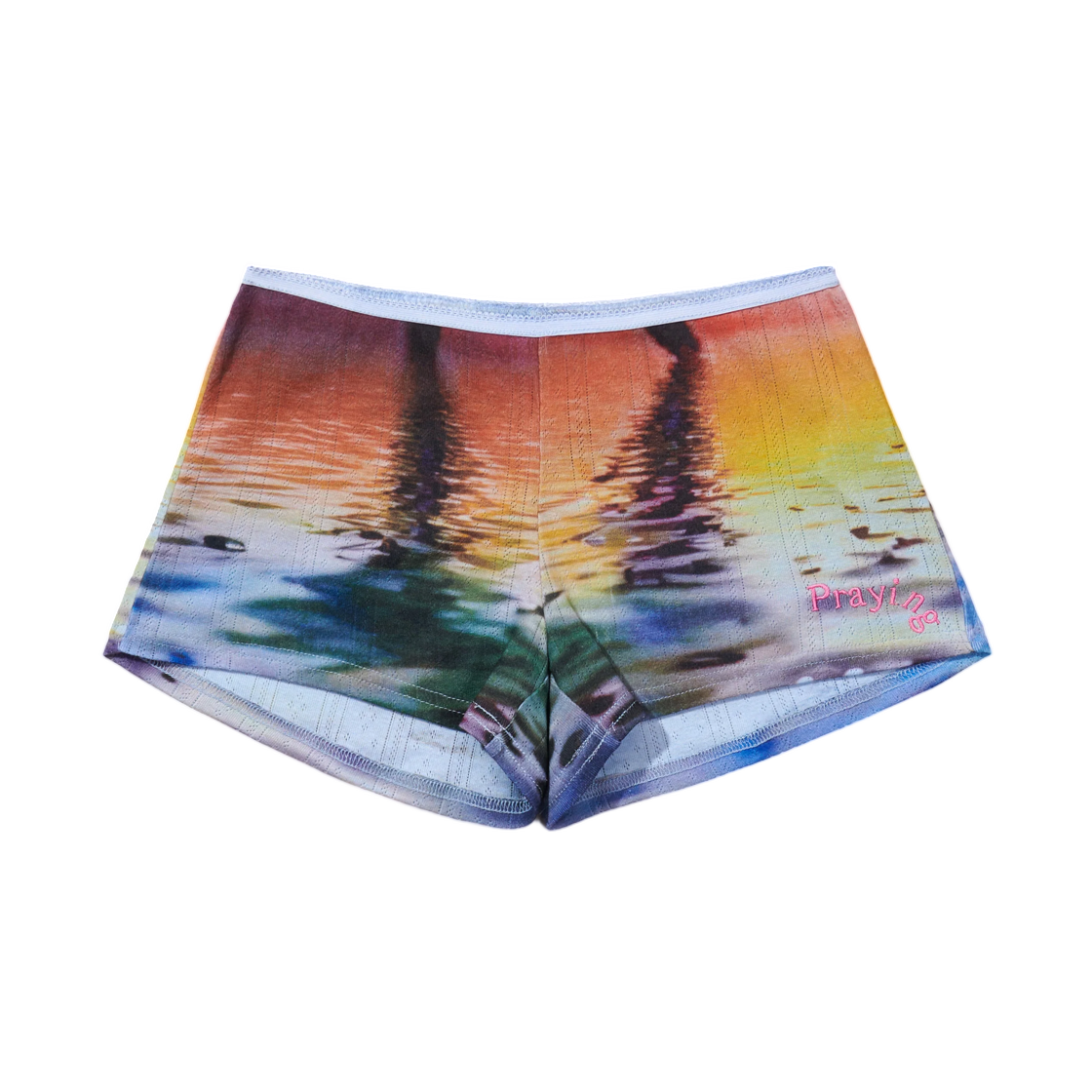 (W) 프레잉 체인 쇼츠 멀티컬러((W) Praying Chain Shorts Multicolor)