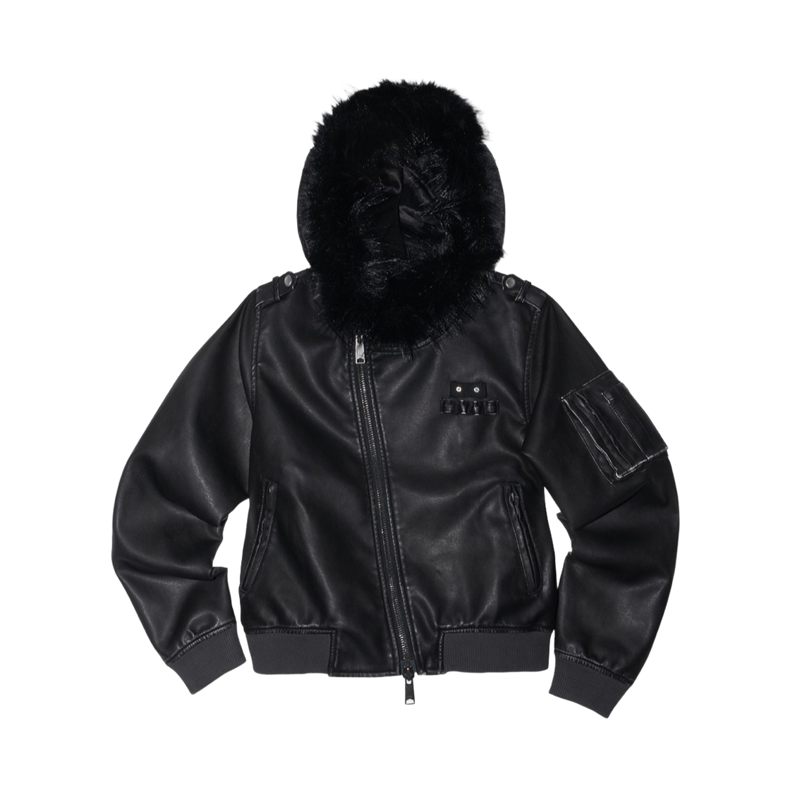 이티씨이 트위스티드 워시드 후드 봄버 차콜(ETCE Twisted Washed Hood Bomber Charcoal)