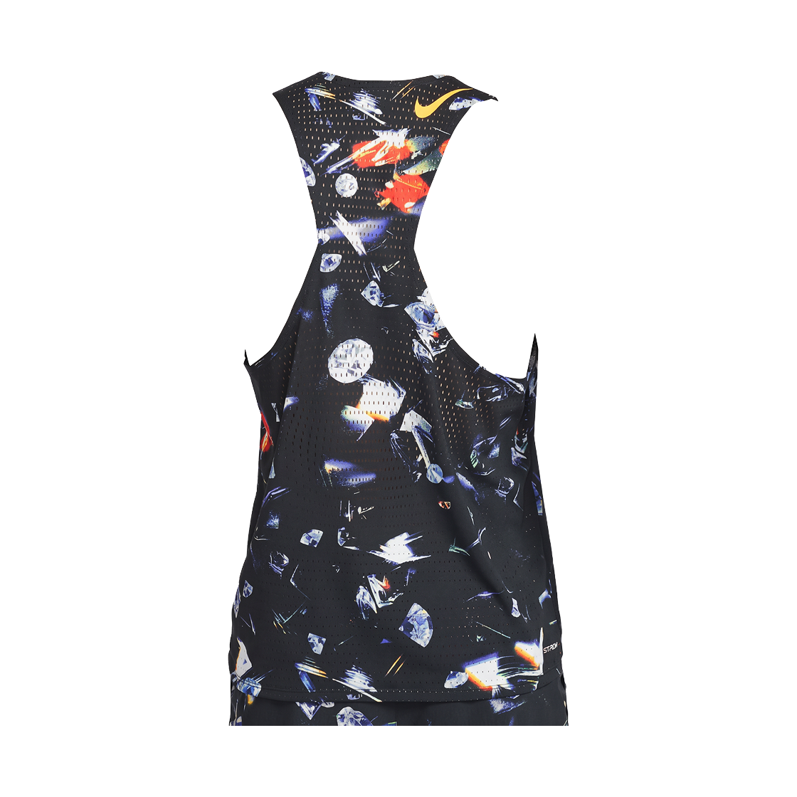 나이키 에어로스위프트 드라이핏 ADV 러닝 베스트 블랙 레이저 오렌지 - 아시아(Nike AeroSwift Dri-Fit ADV Running Vest Black Laser Orange - Asia) - 2