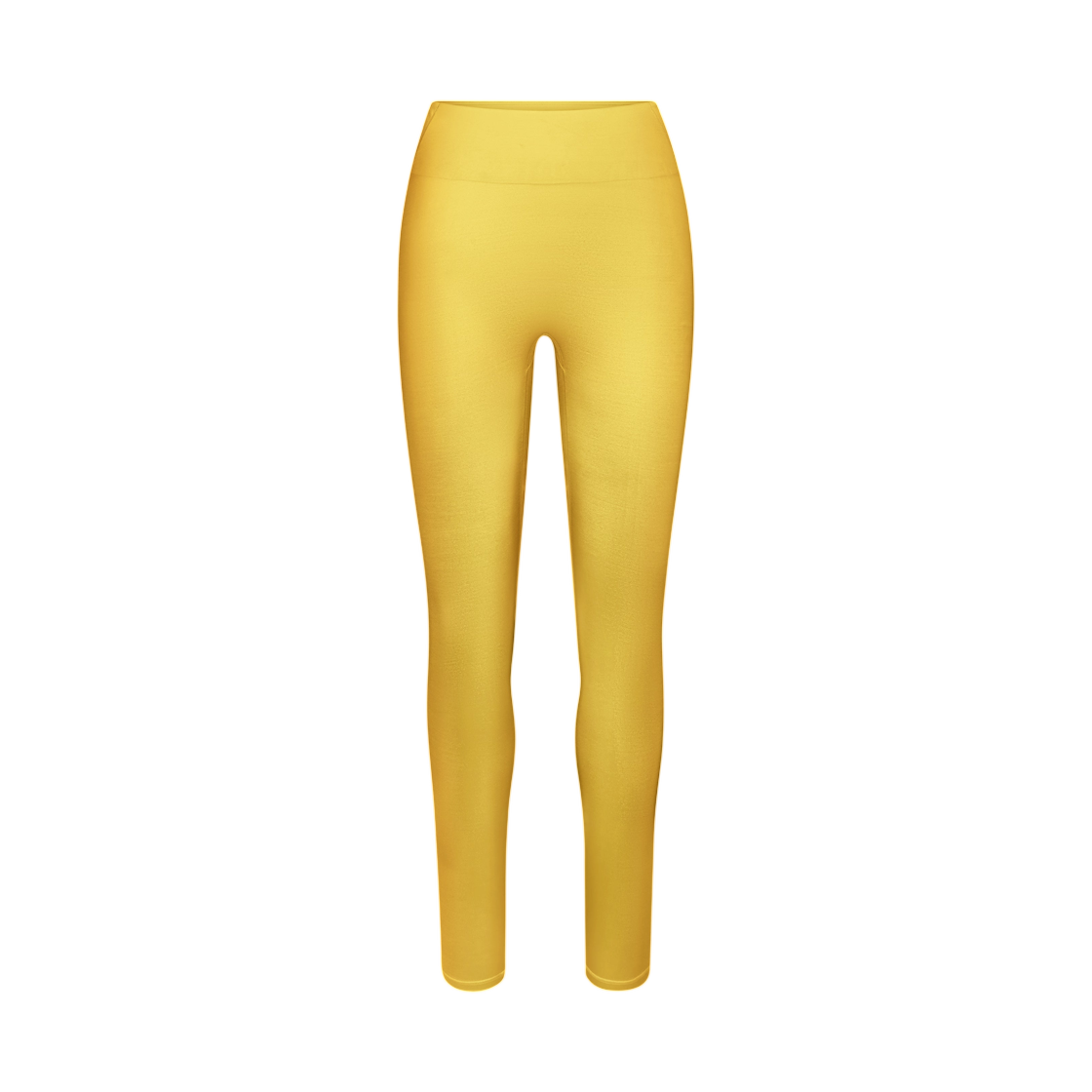 IR5078-716 (W) NikeSKIMS Satin Shine Bonded Waist 26" Legging Citrine