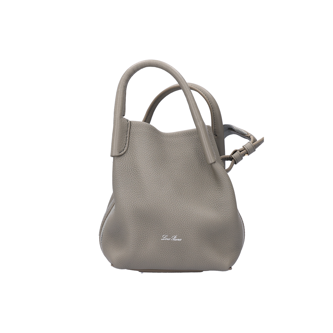 IT8GGKT6GOM6 Loro Piana Veil Micro Bag Smooth Calfskin & Etoupe