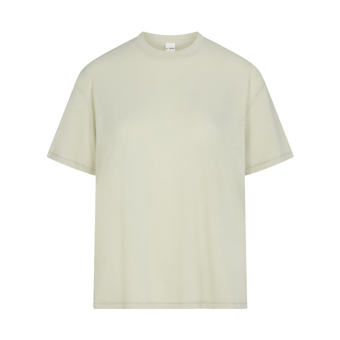 IW1149-379 (W) NikeSKIMS Performance Cotton Blend Oversized Short Sleeve Top Talc