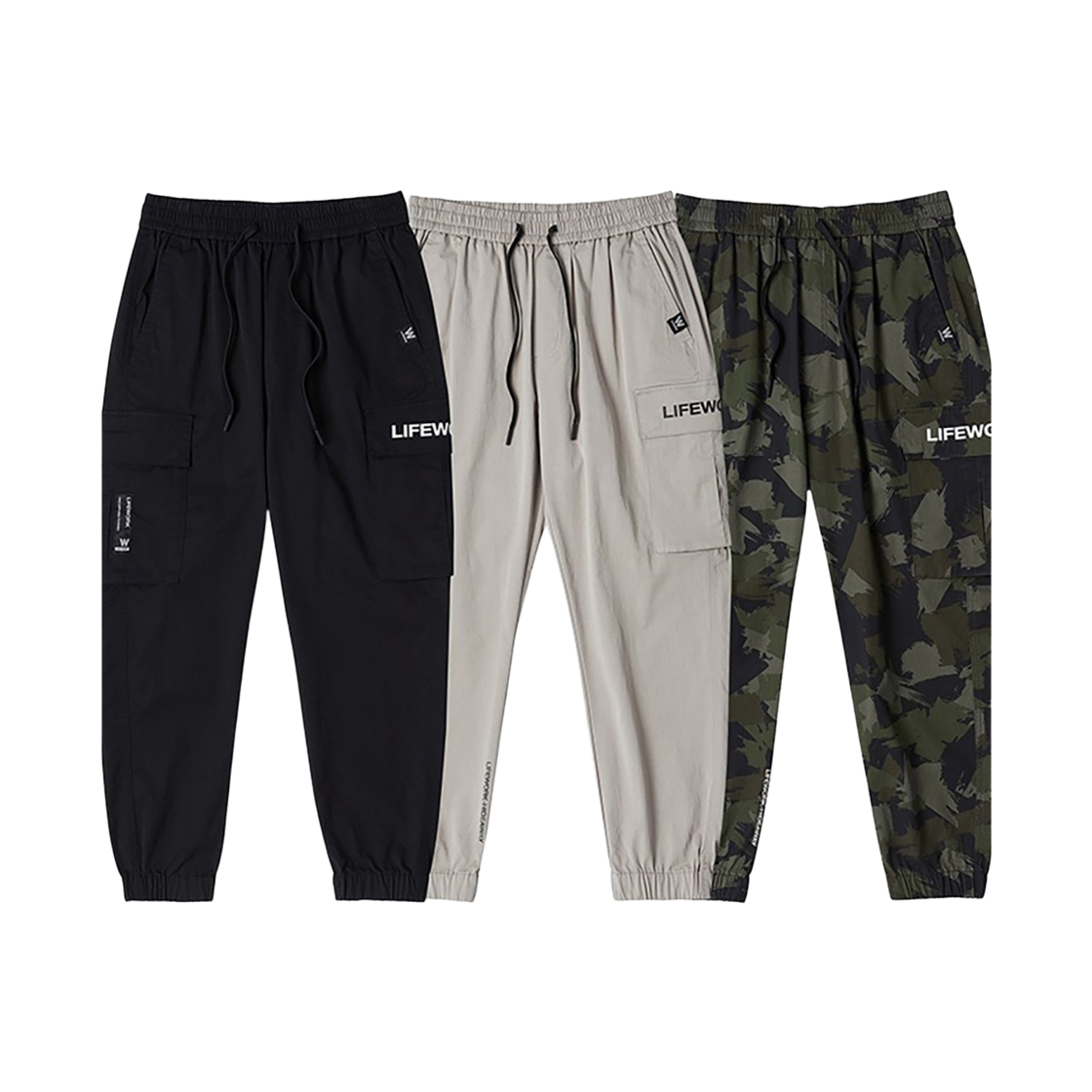 라이프워크 L1 베이직 카고 조거팬츠_LW225WL631(Lifework L1 Basic Cargo Jogger Pants_LW225WL631) - 3