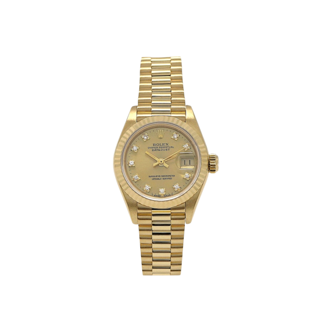 ITJI2GM6PVT8 Rolex Datejust Gold Watch