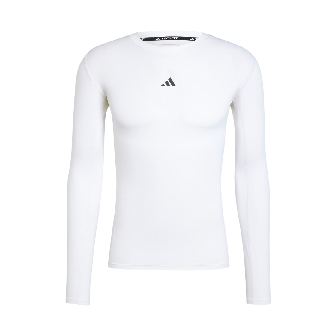 JE6703 Adidas Techfit Compression Training Long Sleeve T-Shirt White - KR Sizing
