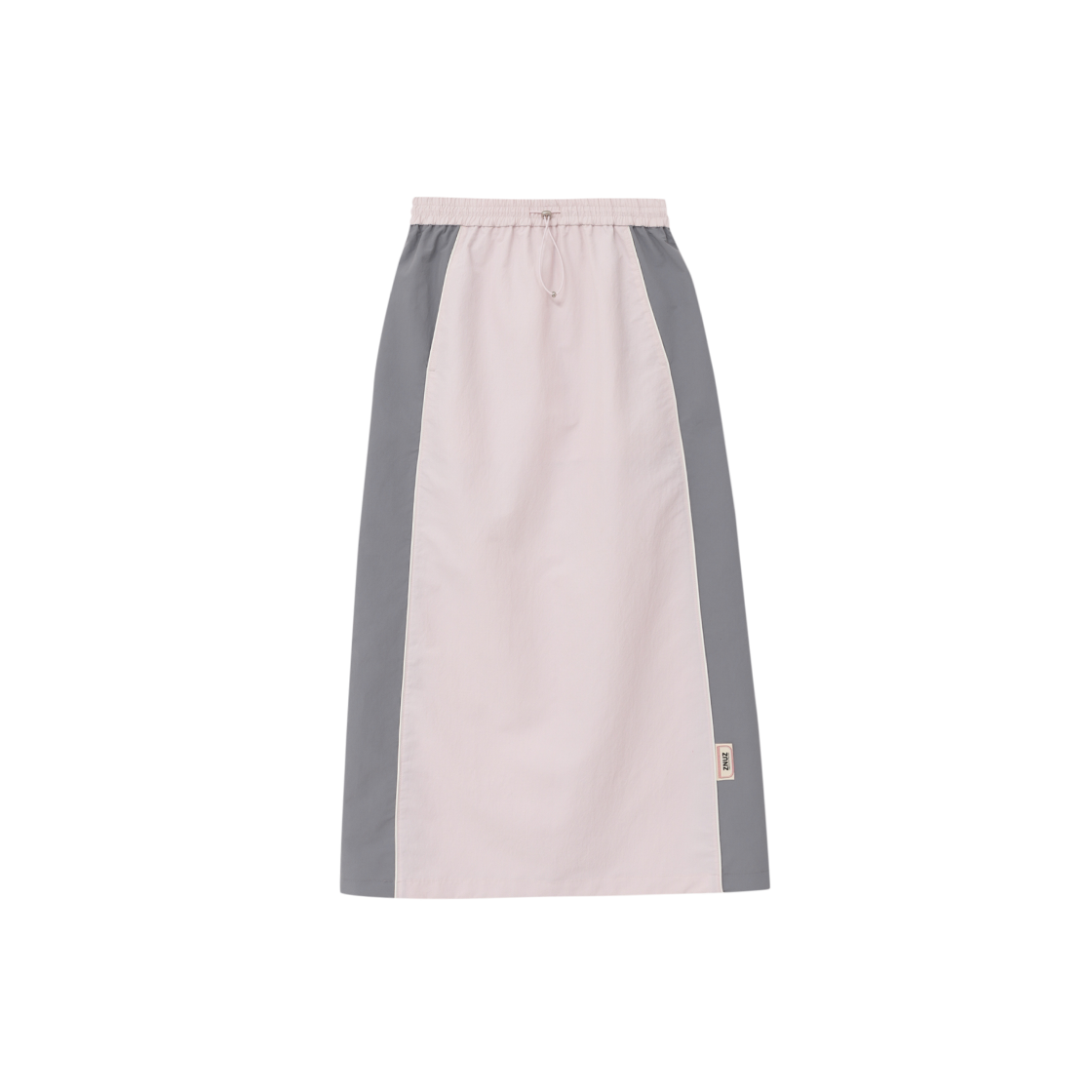 제뉴즈 젯업 스트링 롱 스커트 - 라이트 핑크(Znuz Zet-Up String Long Skirt - Light Pink)