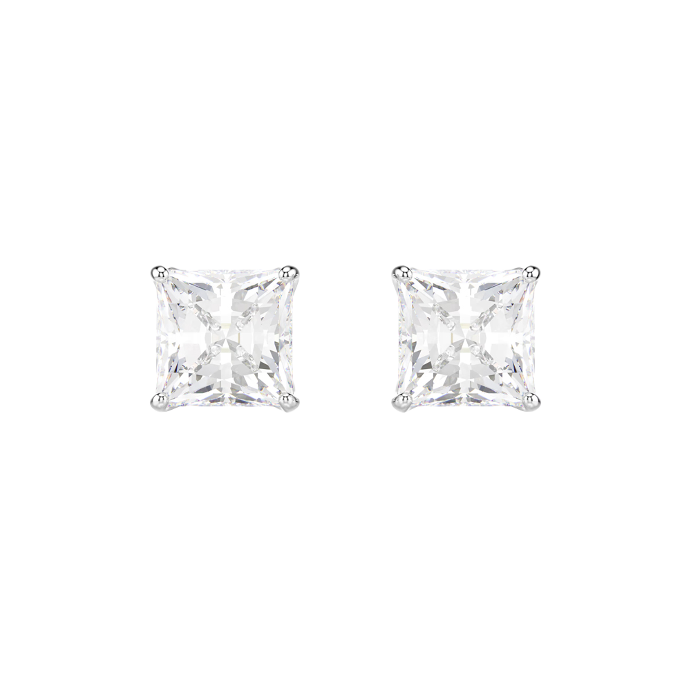 SW5430365 [20% 쿠폰] (쇼핑백 포함) (W) Swarovski Attract Stud Earring White Rhodium Plated