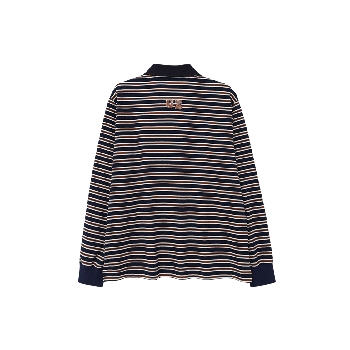 제뉴즈 토즈 스트라이프 폴로 셔츠 - 네이비(Znuz Toz Stripe Polo Shirt - Navy) - 2
