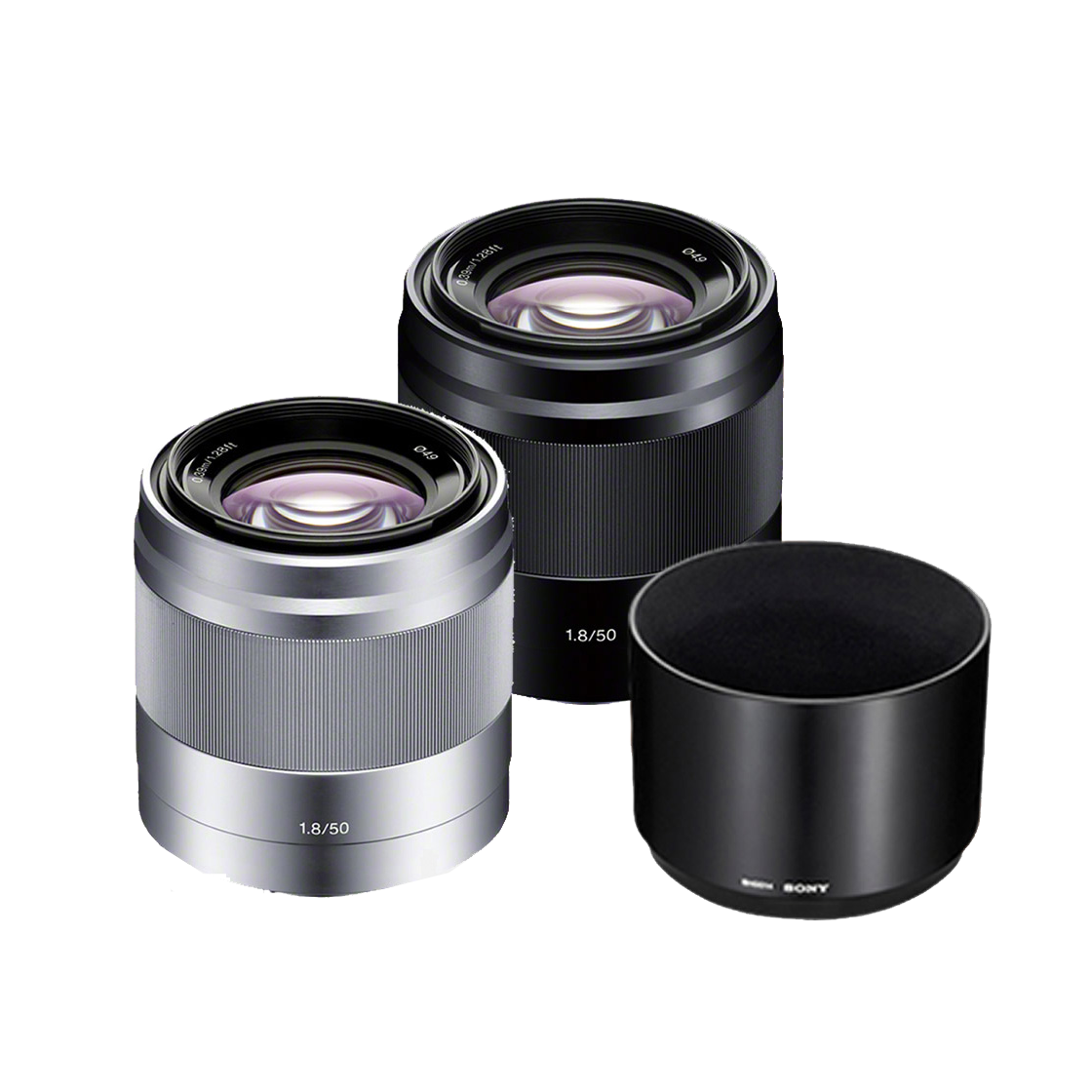 소니 E 50mm F1.8 OSS 렌즈 / SEL50F18/ 정품 (블랙/실버) / 공식대리점(Sony E 50mm F1.8 OSS Lens / SEL50F18 / Genuine Product (Black/Silver) / Authorized Dealer)