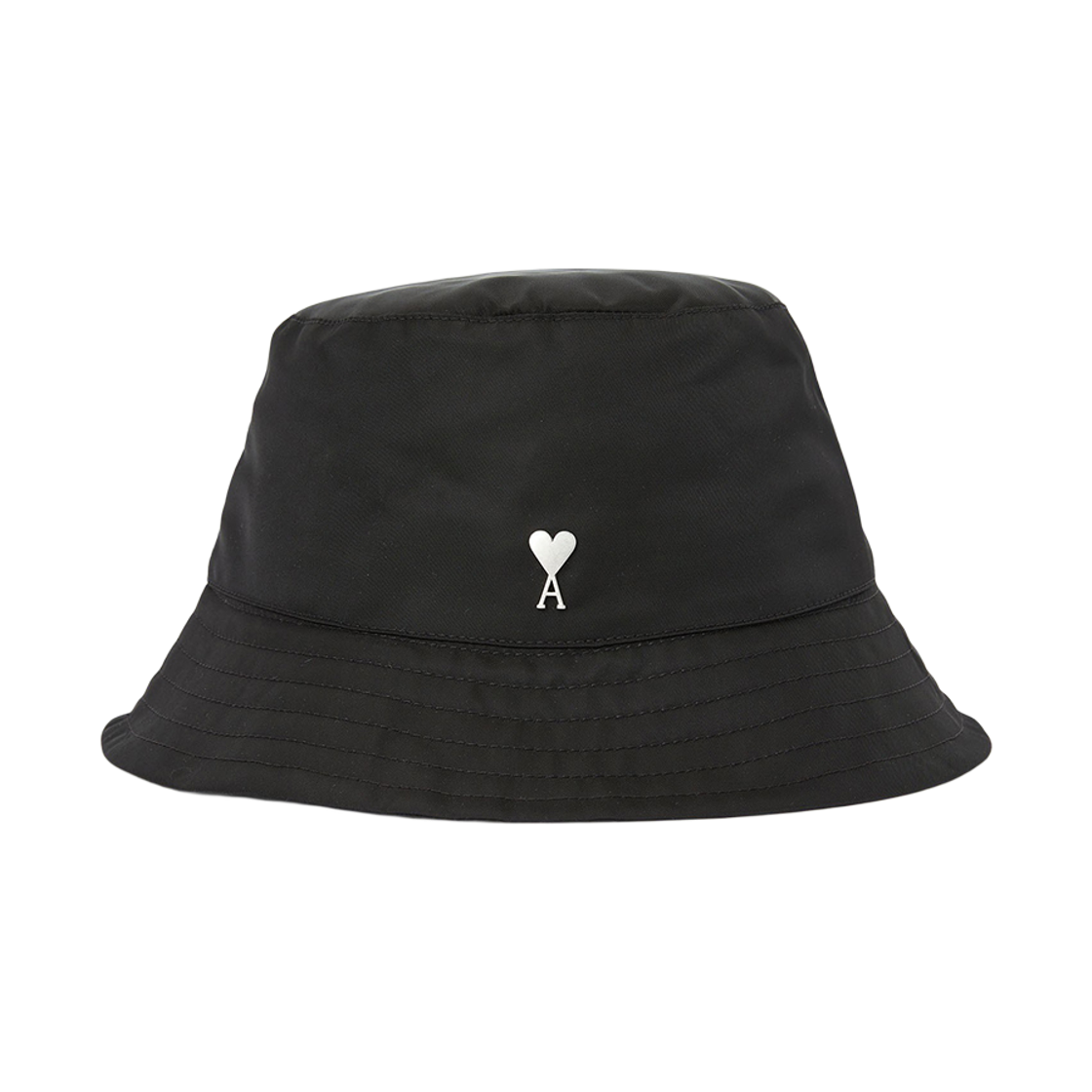 [17% 쿠폰] 아미 스몰 하트 로고 스터드 버킷햇 블랙 실버([17% 쿠폰] AMI de Coeur Stud Bucket Hat Black Silver) - 3