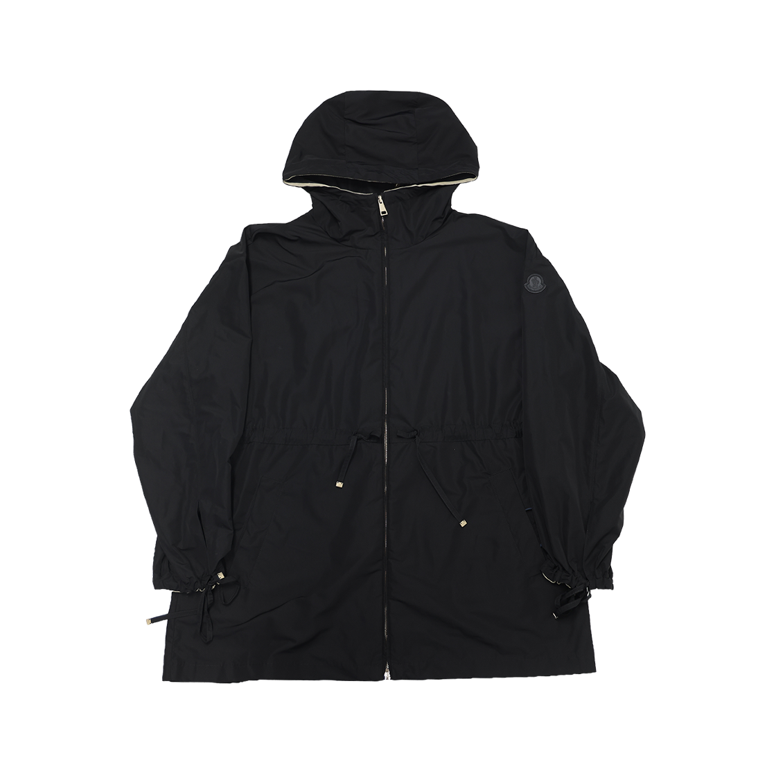 IT4WOEAJUIRT Moncler Savern Hooded Parka Black