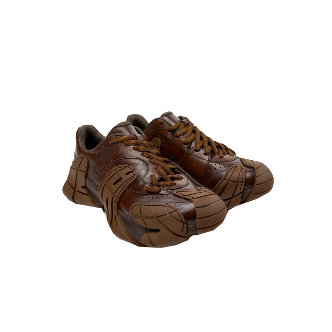 캠퍼랩 유니섹스 토르멘타 스니커즈 브라운(CAMPER LAB Unisex Tormenta Sneakers Brown) - 2