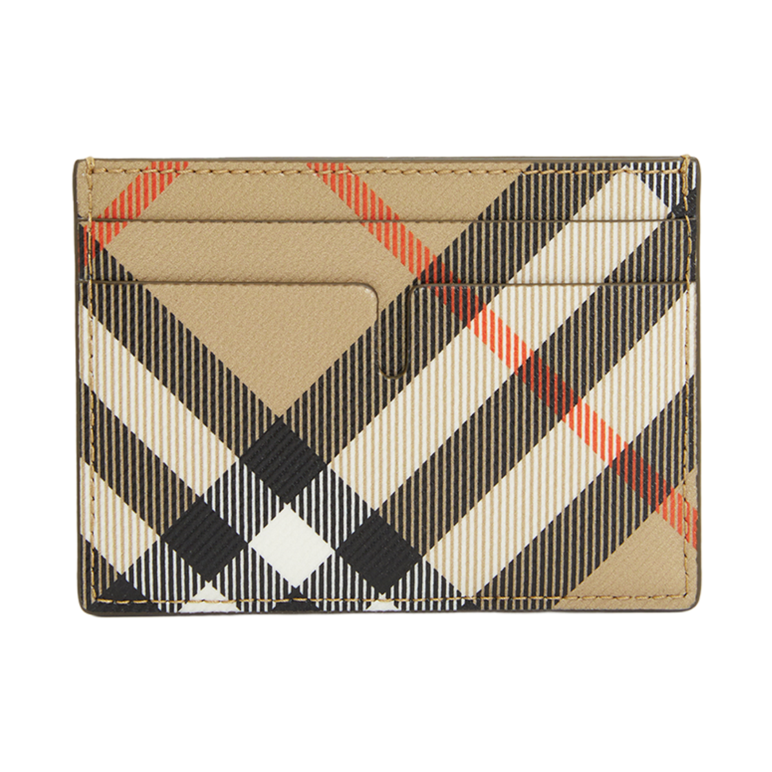 [17% 쿠폰] 버버리 체크 패턴 카드 월렛 베이지([17% 쿠폰] Burberry Check Pattern Card Wallet Beige) - 3