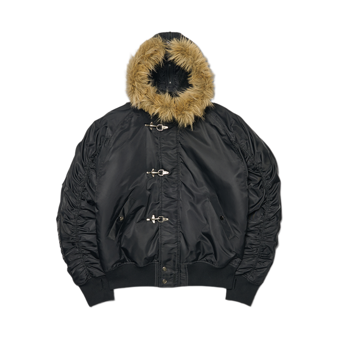 NMWF62JP04BLK NOMANUAL D.K N2B Bomber Jacket Black