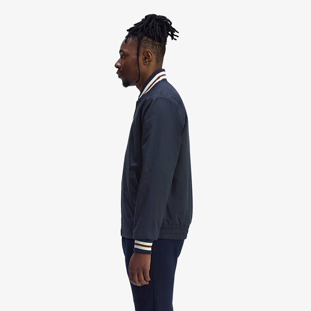 프레드페리 메이드 인 잉글랜드 트윌 테니스 봄버 재킷 네이비(Fred Perry M.I.E Twill Tennis Bomber Jacket Navy) - 2