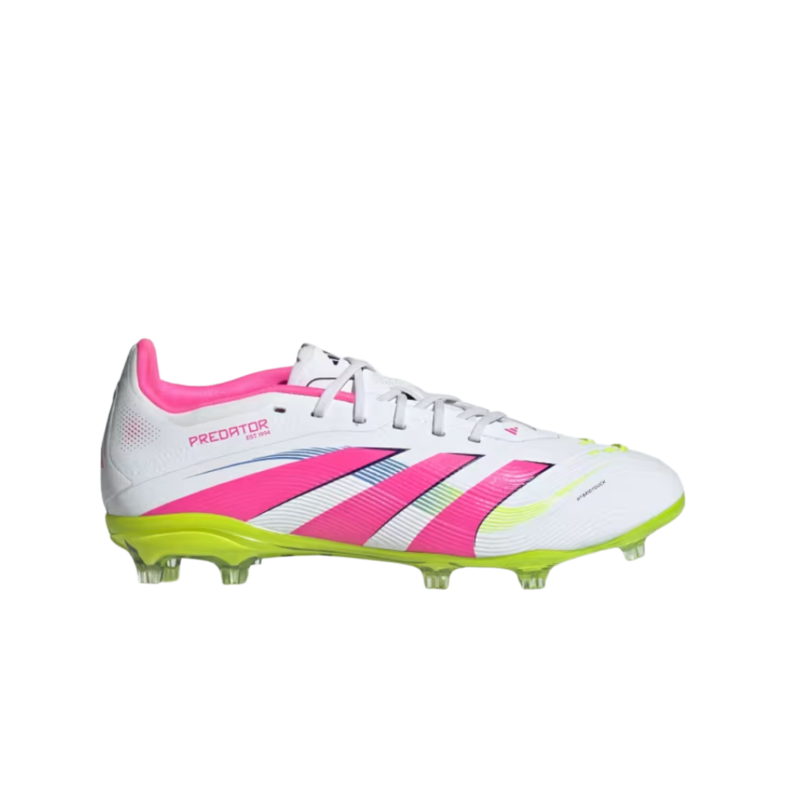 ID3757 (J) Adidas Predator Elite FG Cloud White Lucid Pink