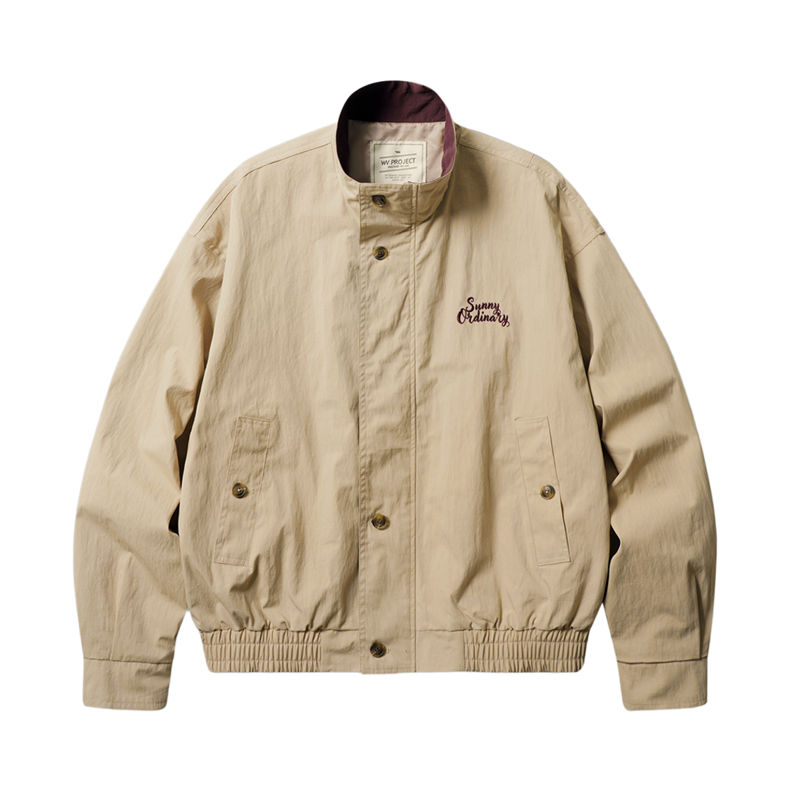 JJOT7848_Beige_29 WV PROJECT Doup Oldschool Jacket Beige JJOT7848