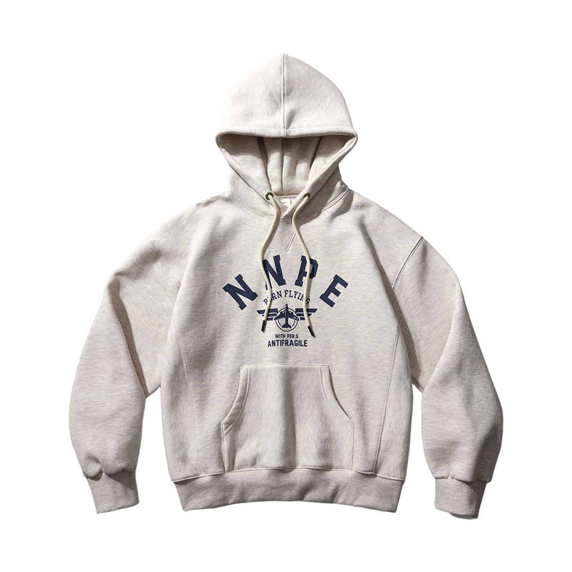 BJHD4538_Oatmeal_292 PERSTEP Born Flying Hoodie Oatmeal BJHD4538