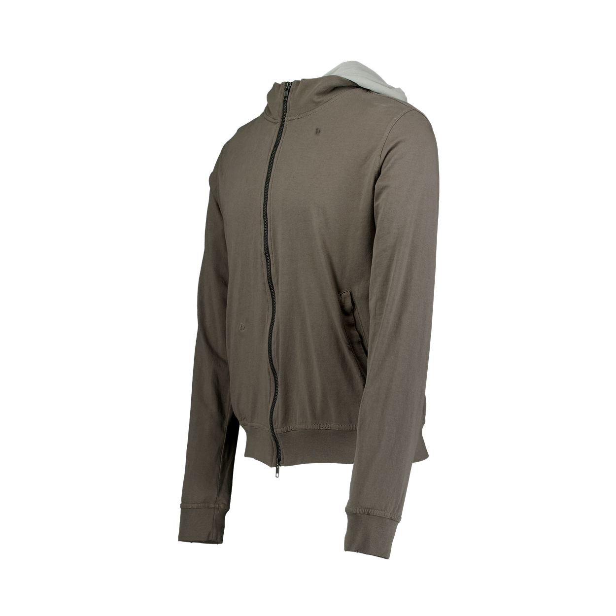 언더마이카 칼라 프레임 후드 집업 에크루 그레이지(Undermycar Collar Frame Hood Zip-Up Ecru Greige) - 2