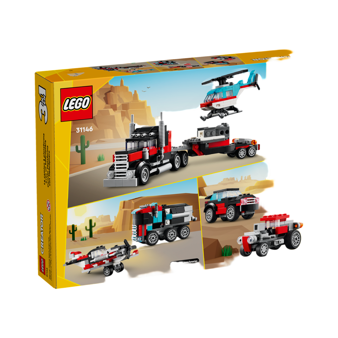 레고 크리에이터 3 in 1 트럭과 헬리콥터(Lego Creator 3 in 1 Flatbed Truck with Helicopter) - 2