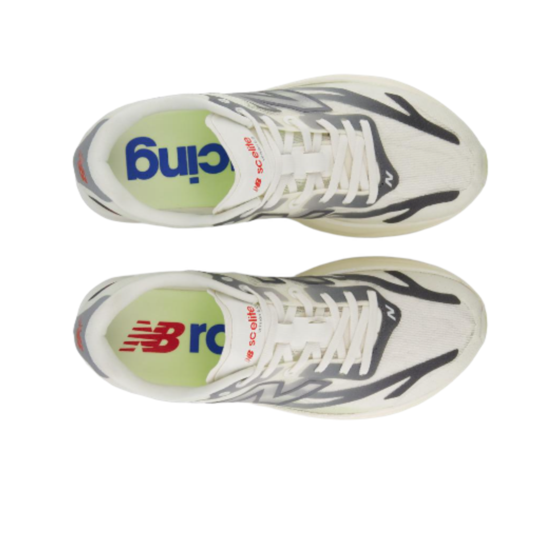 (W) 뉴발란스 퓨어셀 슈퍼컴프 엘리트 v6 그레이 매터 네오 플레임 - D 와이드((W) New Balance FuelCell SuperComp Elite v6 Grey Matter Neo Flame - D Wide) - 2