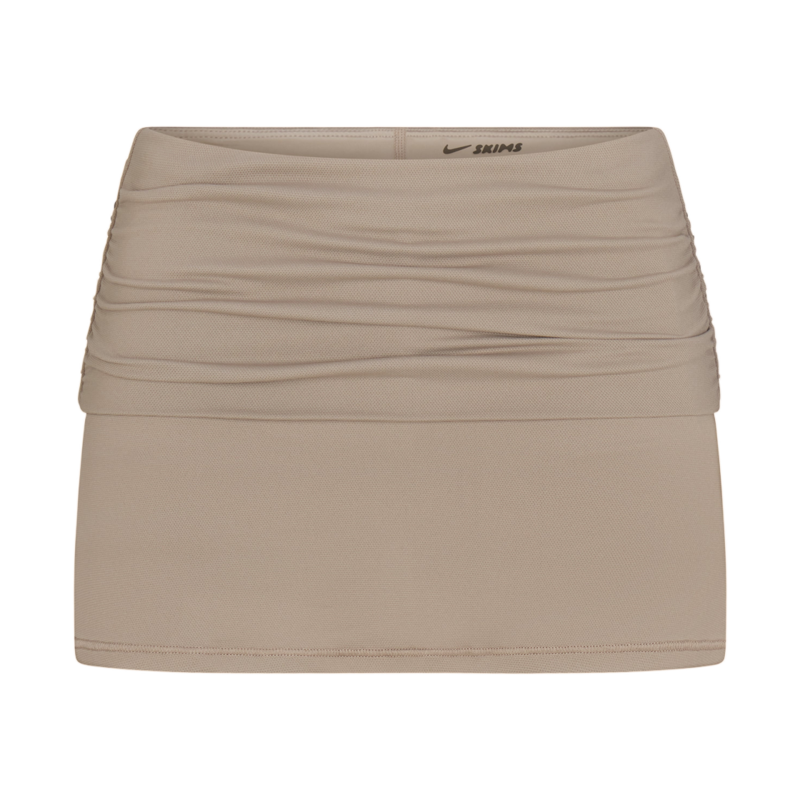 IR5048-260 (W) NikeSKIMS Airy Dri-Fit Foldover Skort Driftwood
