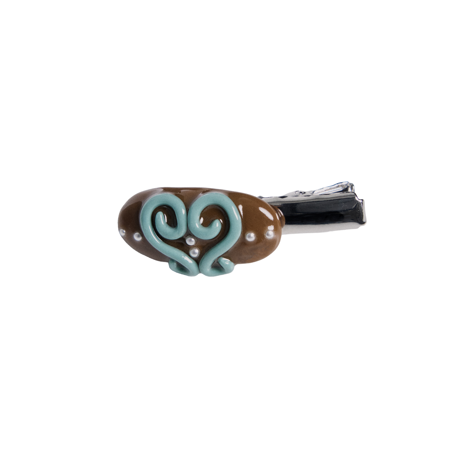 26FWJHAODMBRFF Nff Odette Mini Hairpin Brown