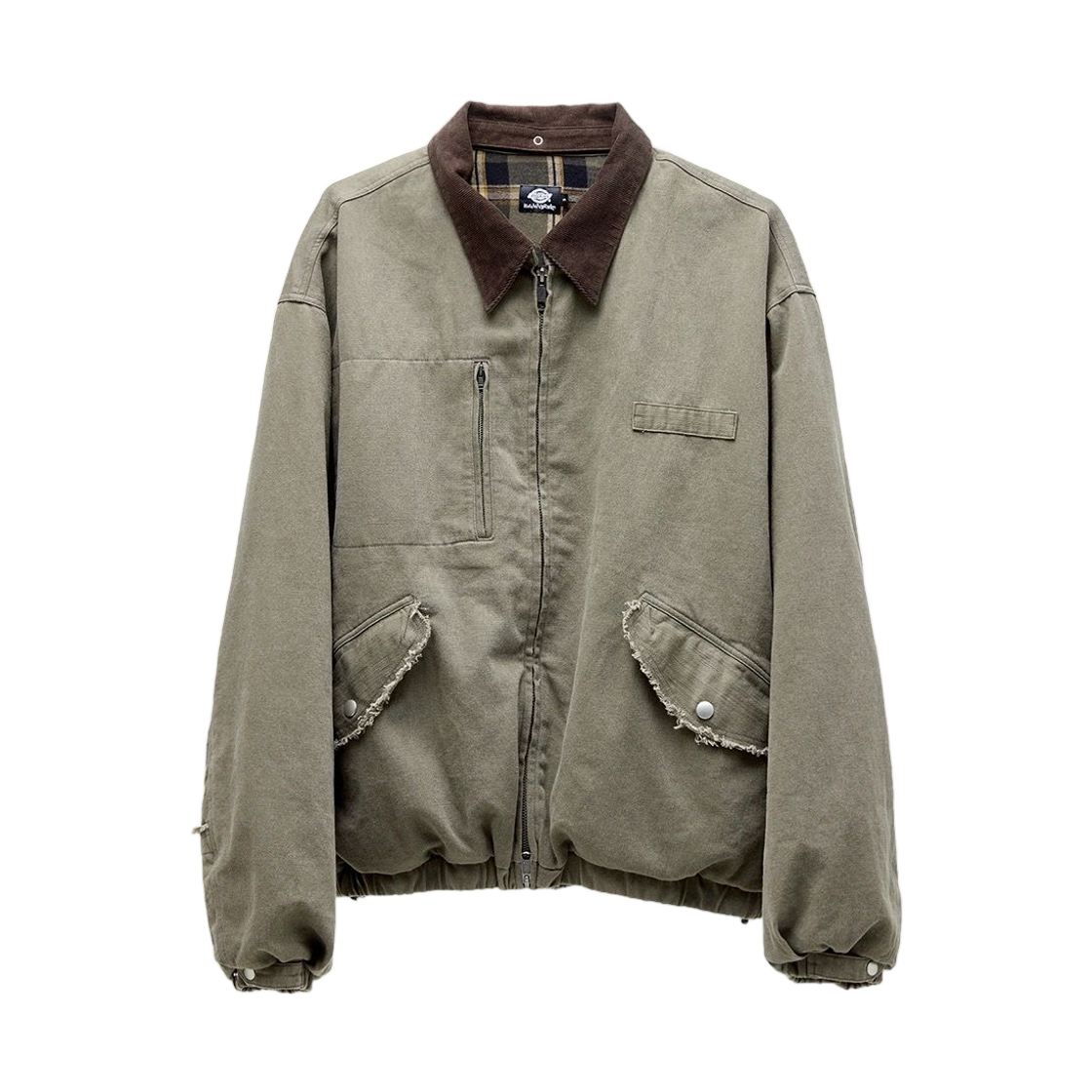 해칭룸 x 디키즈 디테처블 플라이트 자켓 올리브(Hatchingroom x Dickies Detachable Flight Jacket Olive)