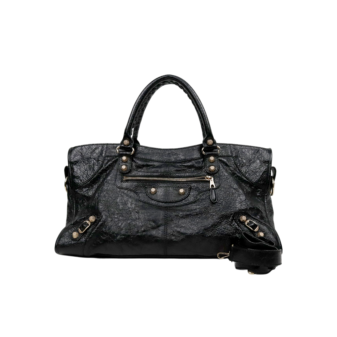 ITE7HF8PP6B8 Balenciaga Black City Shoulder Bag